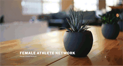 Desktop Screenshot of femaleathletenetwork.com