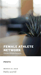 Mobile Screenshot of femaleathletenetwork.com