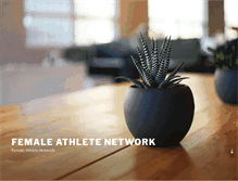 Tablet Screenshot of femaleathletenetwork.com